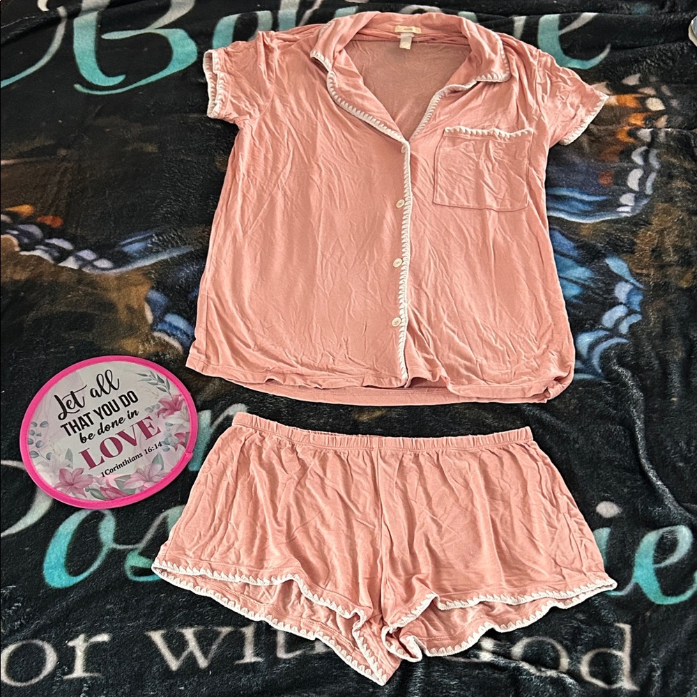 Eberjey Blush Pink Women's Pajama Set